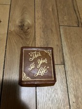 vintage leather bound photo album