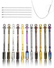 11Pcs Mini Spoons Set, Small Metal Spoon for Medicine Sugar Spice, Tiny Shove...