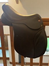 Kent and Masters 17.5" GP Saddle Adjustable Gullet Brown Leather