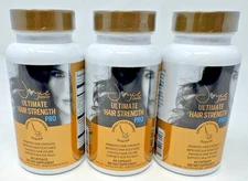 3x Joyce Giraud Ultimate Hair Strength Pro Supplement = 90 Day Supply~Exp 12/26