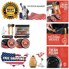 Boots and Shoe Cream - Shoe Polish Kit for Leather - Shoes Shine - Made in the