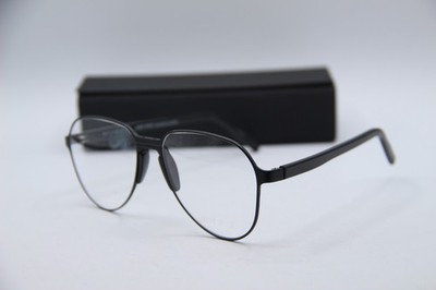 NEW ANDY WOLF WHITE HEAT BODHI COL. A BLACK AUTHENTIC EYEGLASSES W/CASE 56-18