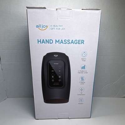 alljoy AJHDM22 Hand Massager Heated Air Compression Vibration Battery Powered