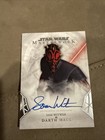 2018 Topps Star Wars Masterwork auto Sam Witwer Darth Maul