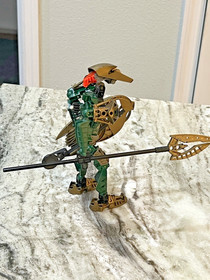 Lego Bionicle IRUINI (8762) Toa Warrior with Canister Manual 2 Spinners 100%