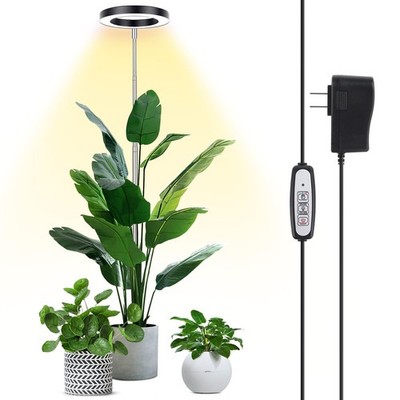 LBW Plant Grow Light, 72 LEDs Full Spectrum Lights for 1 Pack, Black