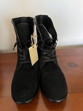 Rogue Boots Mens Black Suede Sz 10