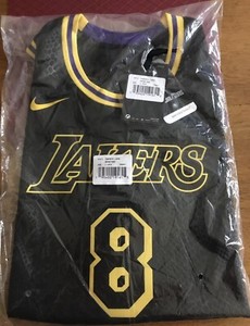 nike los angeles lakers kobe bryant black mamba city edition swingman jersey