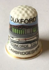 Duxford Thimble Vintage Souvenir Collectible