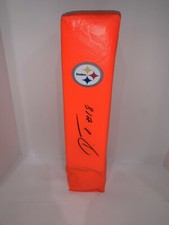 DIONTAE JOHNSON SIGNED PITTSBURGH STEELERS TOUCHDOWN PYLON PROOF JSA COA