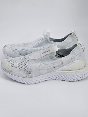 NIKE BV0415-100 EPIC PHANTOM REACT FLYKNIT WHITE WOMENS SNEAKER SIZE US 9