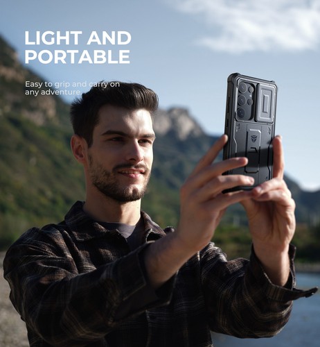 Dexnor for Samsung Galaxy S24 Ultra Case Heavy Duty Rugged with Camera Cover - Picture 18 of 84