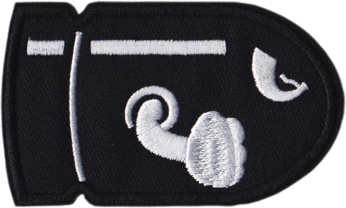 Patch - Bullet Bill Super Mario Brothers Nintendo Video Game Iron On Gift #20276-image