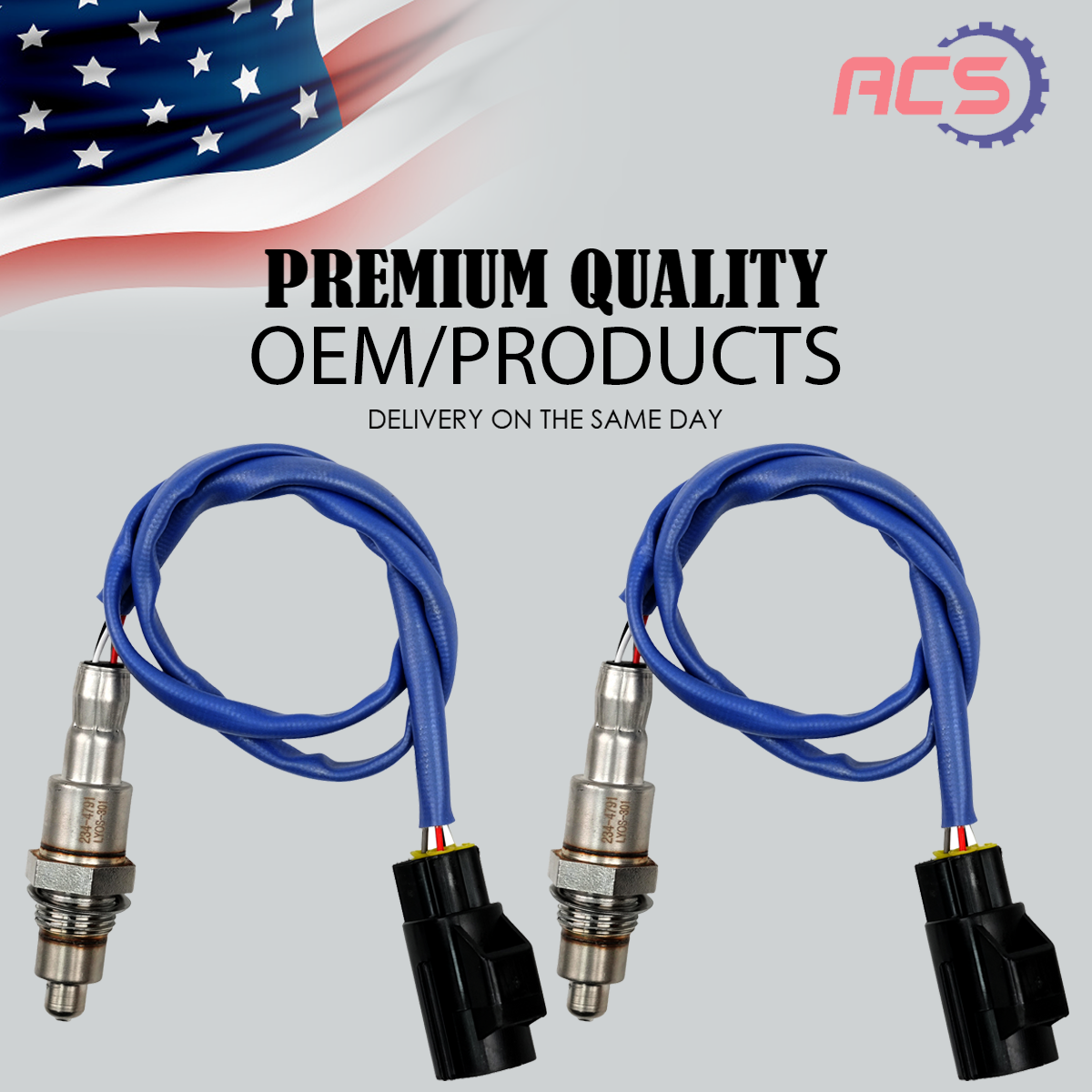 2X Downstream Oxygen O2 Sensor OEM For Land Rover Range Rover Jaguar XJ 234-4791