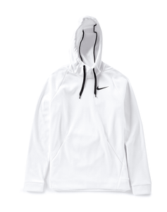 Nike Men's Pullover Therma Fit Hoodie Sweatshirt White Black Size XLT New | eBay