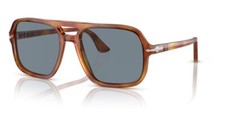 Persol 0PO3328S 96/56 Terra di siena/Light blue 55mm Men's Sunglasses