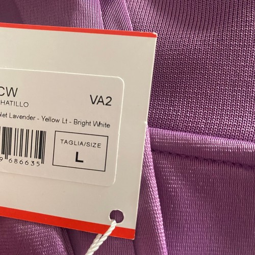 Kappa Womens Purple 222 Banda Hatillo Slim Fit Full Zip Track Jacket Size M L - Picture 4 of 4
