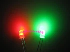 100pcs, 5mm Dual Bi Color Polar Changing Red/Green Led Diffused Leds Light Lamp