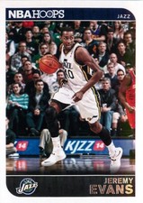 Jeremy Evans  2014-15 Panini NBA Hoops Basketball Base Card #100 Utah Jazz