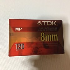 TDK 8mm 120 Minute Superior Grade Video Cassette Tape
