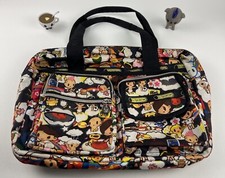 Borsa LeSportsac da viaggio con una tazza caffè giocattolo Tokidoki Punkstar Rudy e Macchiato