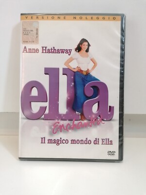 ELLA ENCHANTED DVD EX NOLEGGIO USATO GARANTITO ANNE HATHAWAY ologramma