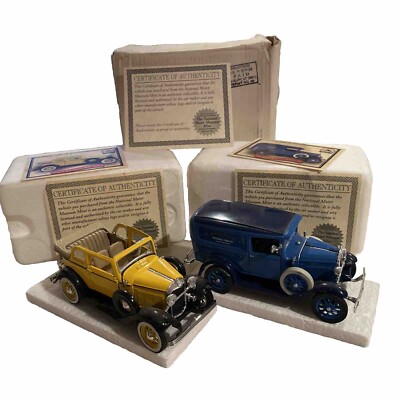 NEW Golden Age of Ford- 1932 Convertible Sedan & 1931 Model A Van Diecast Set