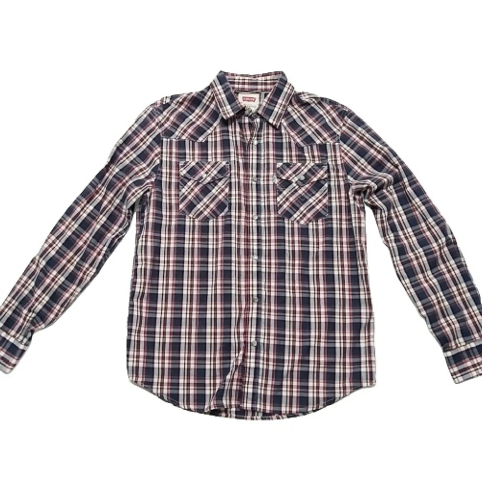 Levi's Men's Western Style Button Front Shirt Small Long Sleeve Modern Fit Shirt - Image 2 of 4