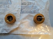 Lot 2 Coleman Burner Cap and Screen Part # 242-3231 Brass USA MADE NEW