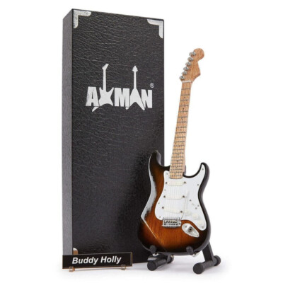 Buddy Holly Gitarre Miniatur Nachbau | Handgefertigte Musik Geschenke
