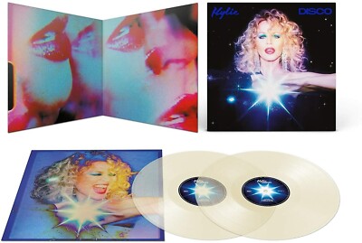 KYLIE MINOGUE ''DISCO'' DELUXE GLOW IN THE DARK AMAZON LTD EDITION DOUBLE VINYL LP