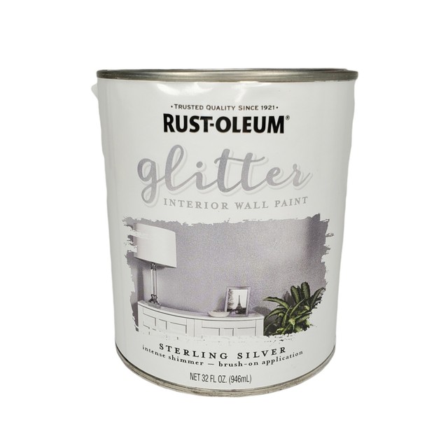 rustoleum silver paint quart