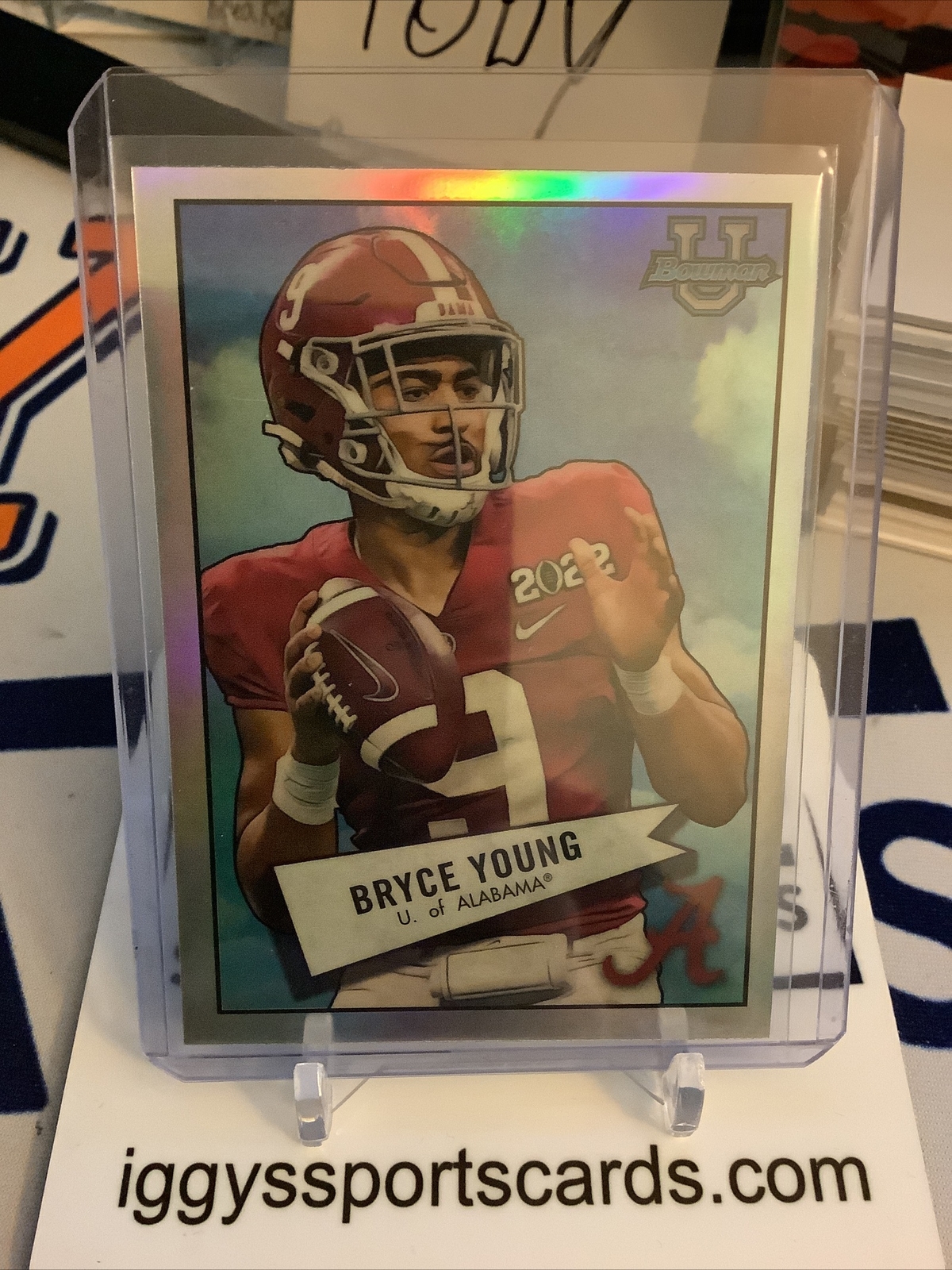 Bryce Young 1952 BOWMAN 2022 Bowman University Chrome Football Alabama