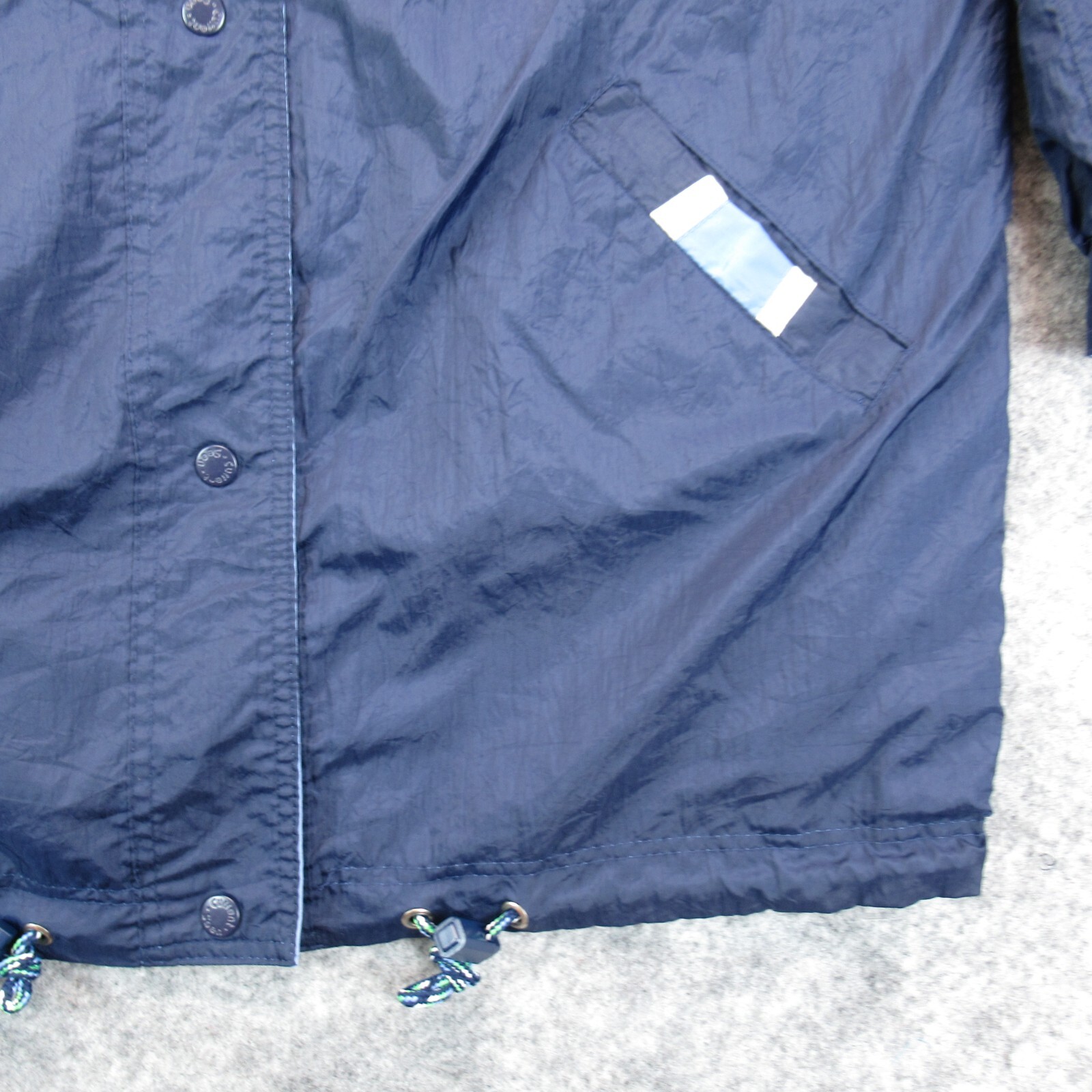 CS Essentials Jacket Womens Large Blue Rains Jack… - image 18