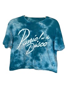 panic at the disco pink crop top