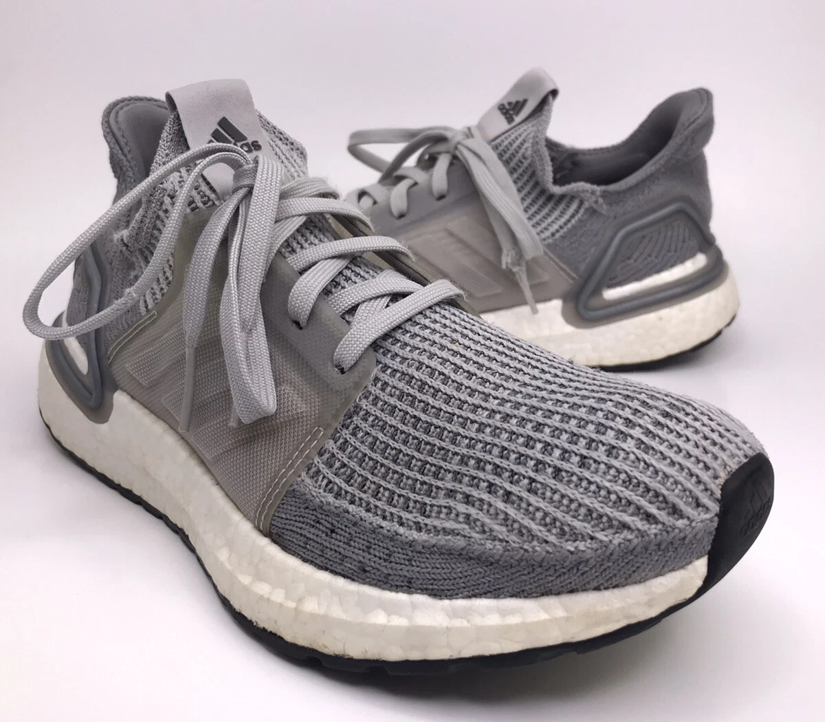 Adidas Ultraboost 19 Women s Size 8 Running Shoes Gray eBay