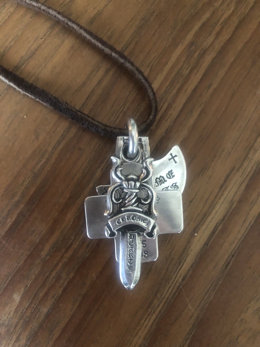 Chrome Hearts 3 trinkets necklace | eBay