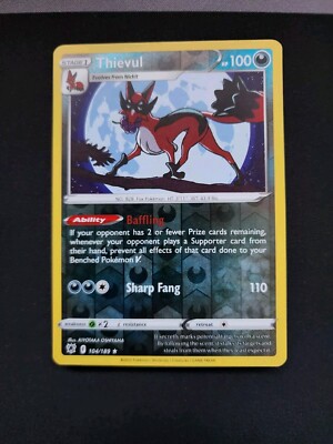 Thievul 104/189 Swsh10: Astral Radiance Reverse Holo-NM
