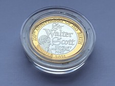 Simply-Coins 2021 SILVER PROOF SIR WALTER SCOTT TWO 2 POUND LTD ED 550