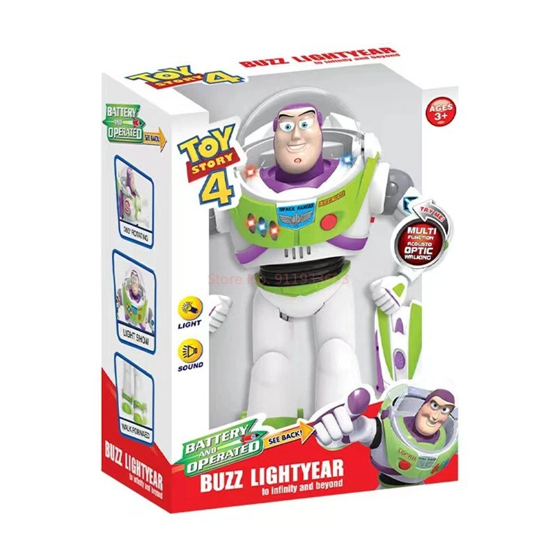 Disney Pixar Toy Story 4 Buzz Lightyear Talking LED Light Up Action Figures Toy - Image 2 of 4