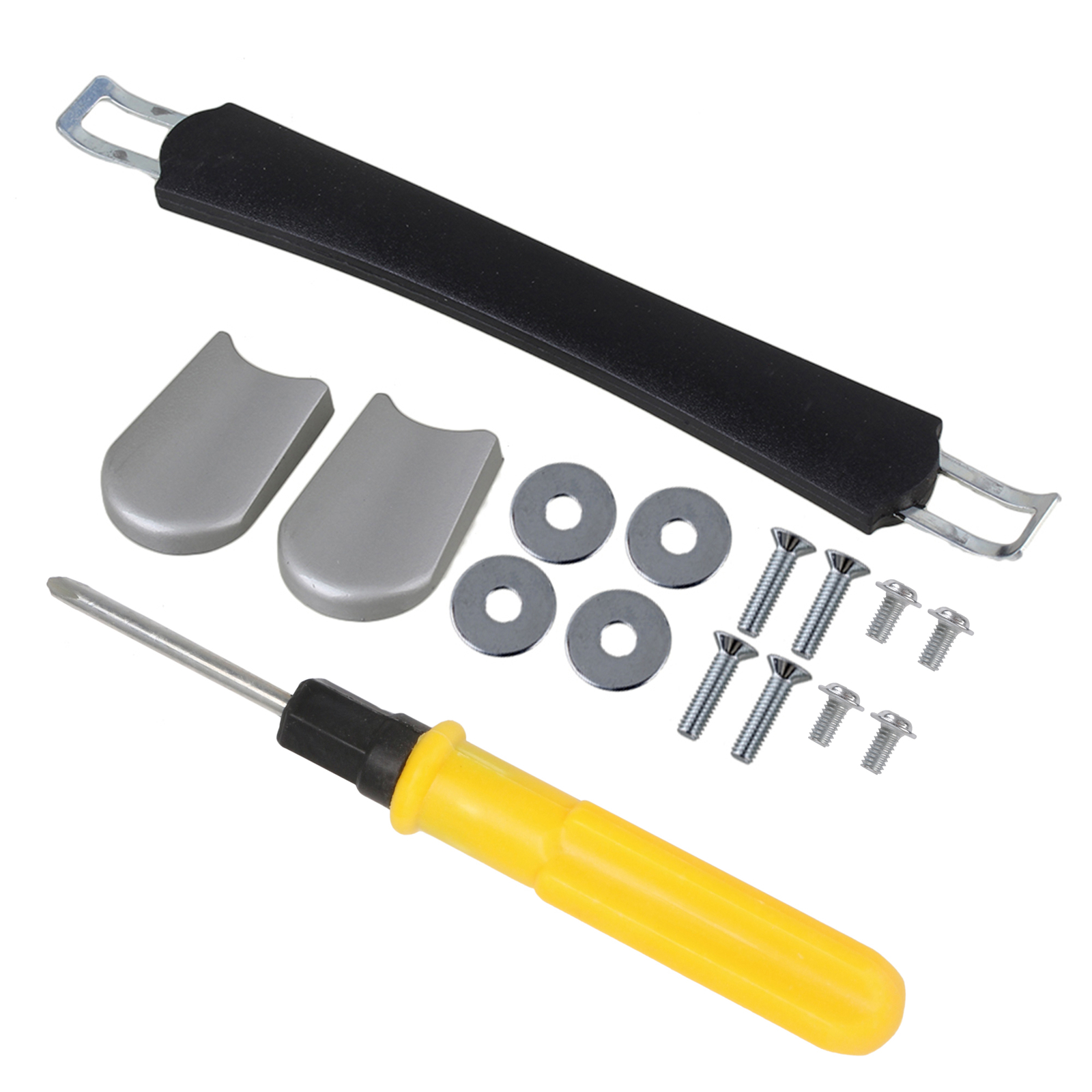 Suitcase Handle Zinc Alloy B001 for Suitcase Box Luggage Case Black-image