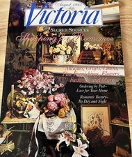 Victoria Magazine August 1993 Our Secret Sources Shopping for Romance