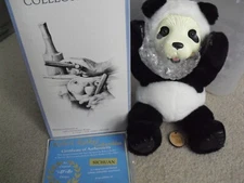Signed Robert Raikes Sichuan Panda Bear with COA 9 1/2" Tall MIB