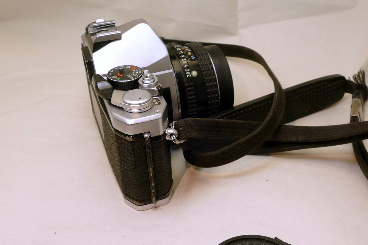 Pentax MX 35mm SLR Camera Kit w/ 50mm SMC F2 PK Lens - 3 F stops