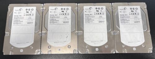 (Lot of 4) Dell/Seagate ST3300657SS 300GB 15K SAS 3.5" Enterprise HDD 100% #27