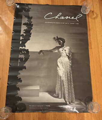 2005 Chanel Exhibition poster Metropolitan Museum of Art 38 x 26