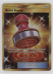 Reset Stamp 253/236 Secret Rare Unified Minds Pokémon TCG
