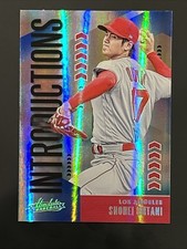 2020 Panini Absolute Introductions Blue Shohei Ohtani SP