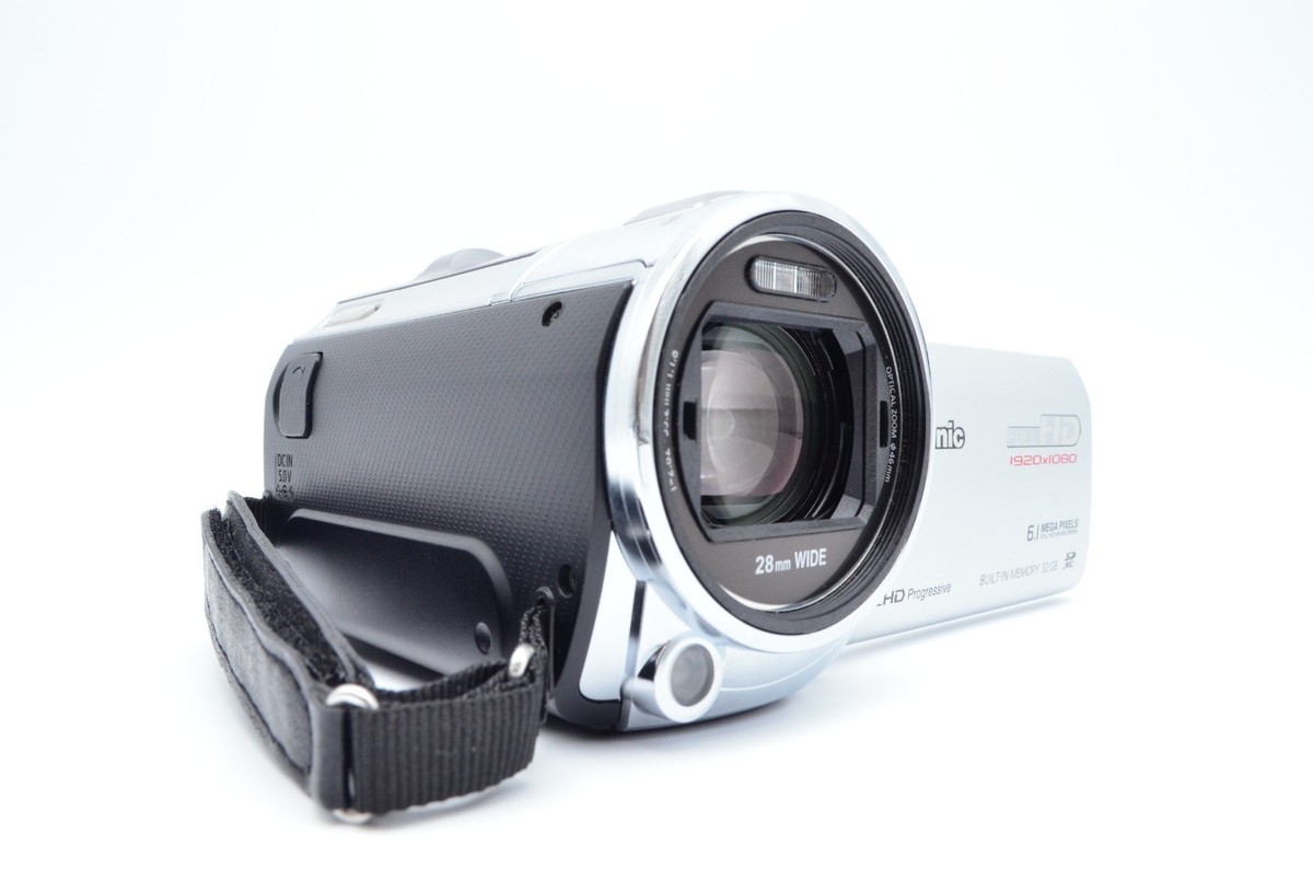 MINT】 Panasonic HC-V600M Camcorder Silver Fully Working w/ AC