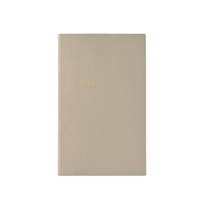 KOKUYO Jibun Planner 2026 Lite mini Monthly/Weekly B6 Slim Beige